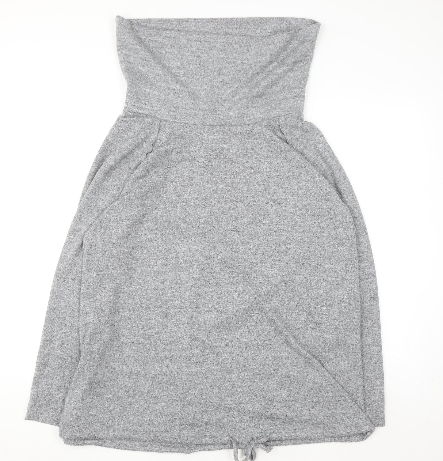 Yours Women Grey Long Sleeve Cowl Neck Pullover Sweatshirt Size 22-24