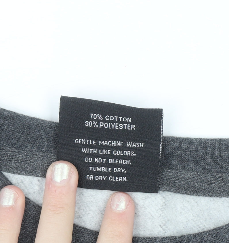 Vail Resort Wear Men's Grey Pullover Sweatshirt XS