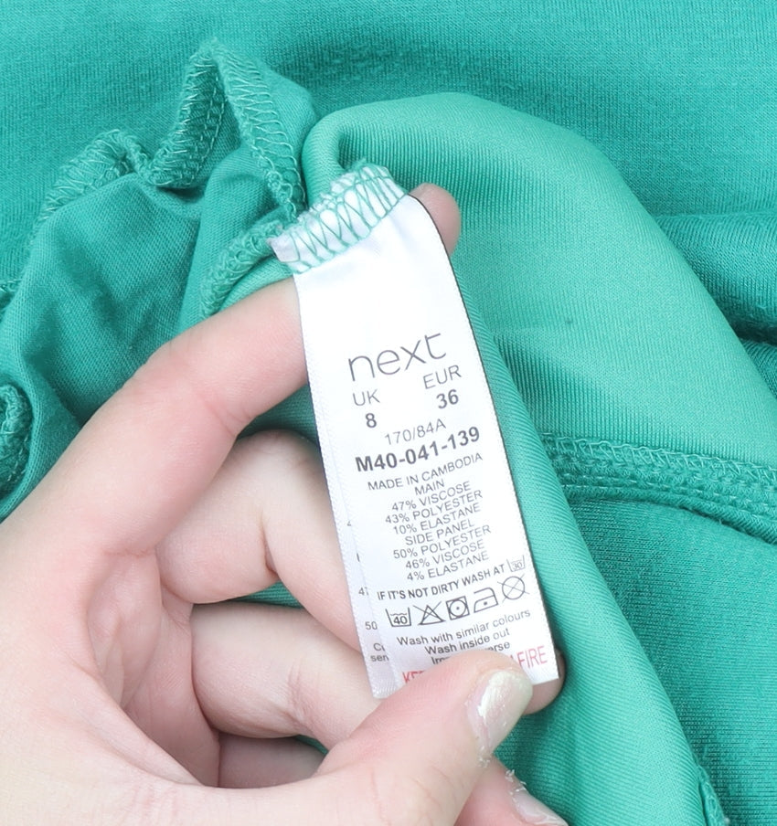 Next Women’s Green Jersey Long Sleeve Nightshirt Size 8