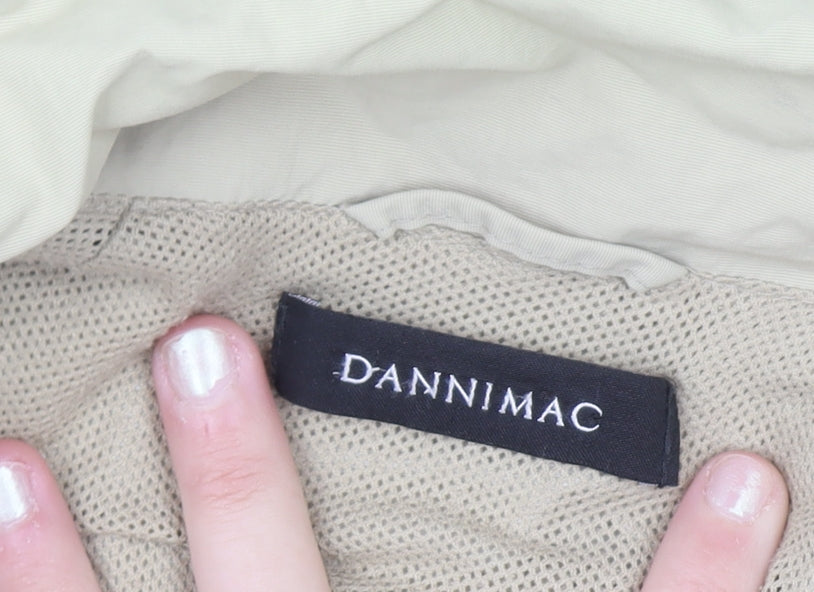 Dannimac Men's Beige Lightweight Windbreaker Jacket Size M