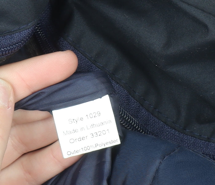Miller Rayner Men's Black Polyester Mid-Length Lined Jacket Size M