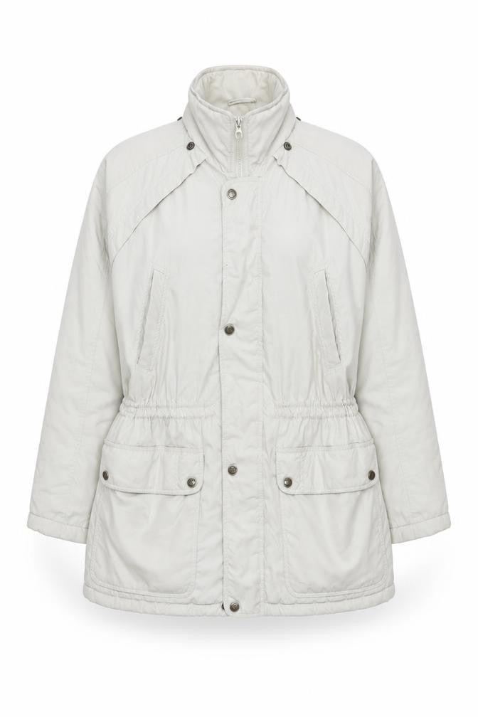 Glacier Point Women Ivory L Parka Jacket Padded Winter Coat