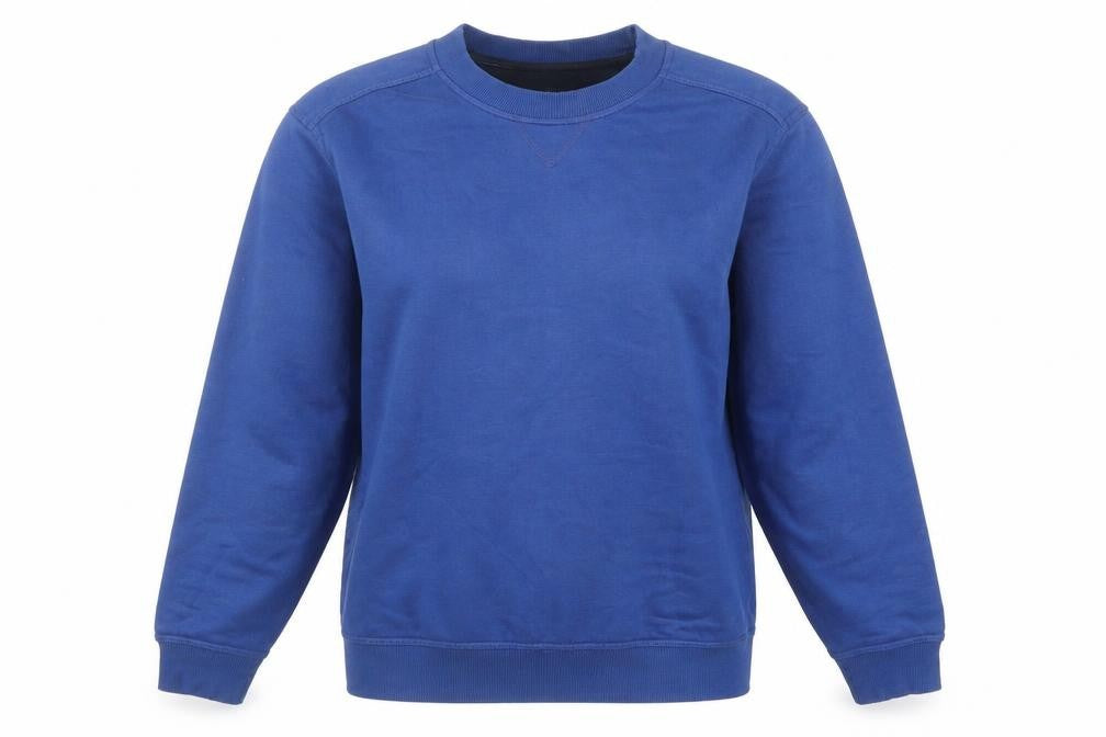 James Pringle Women's Blue Cotton Blend Pullover Sweatshirt Size S