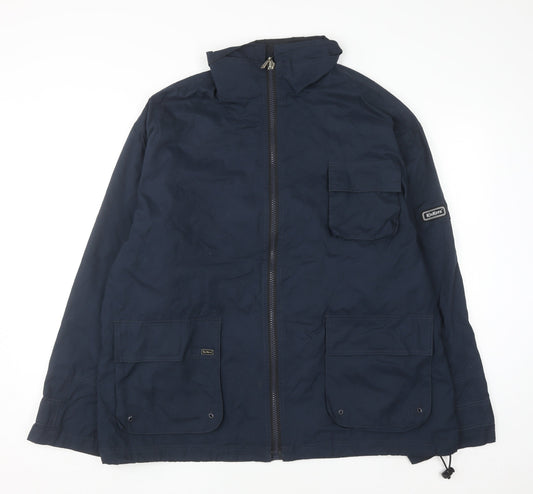 Kickers Men’s Blue XL Full Zip Mid-Length Casual Jacket