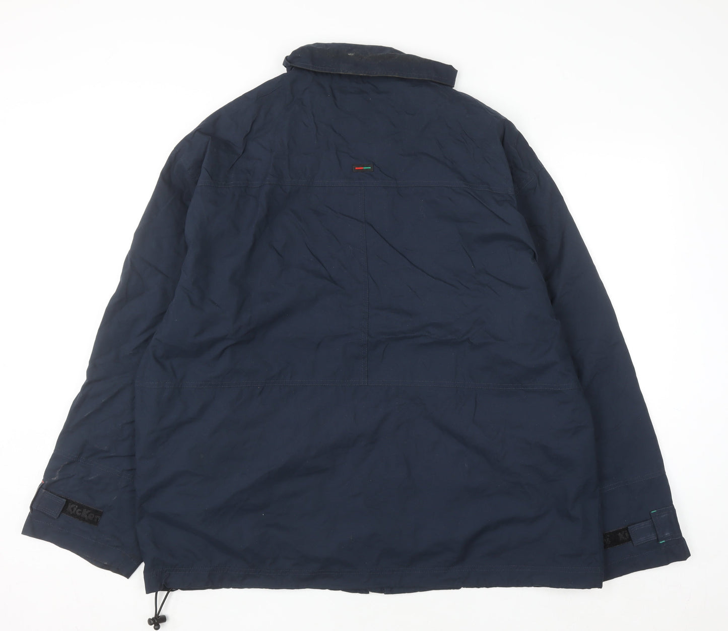 Kickers Men’s Blue XL Full Zip Mid-Length Casual Jacket