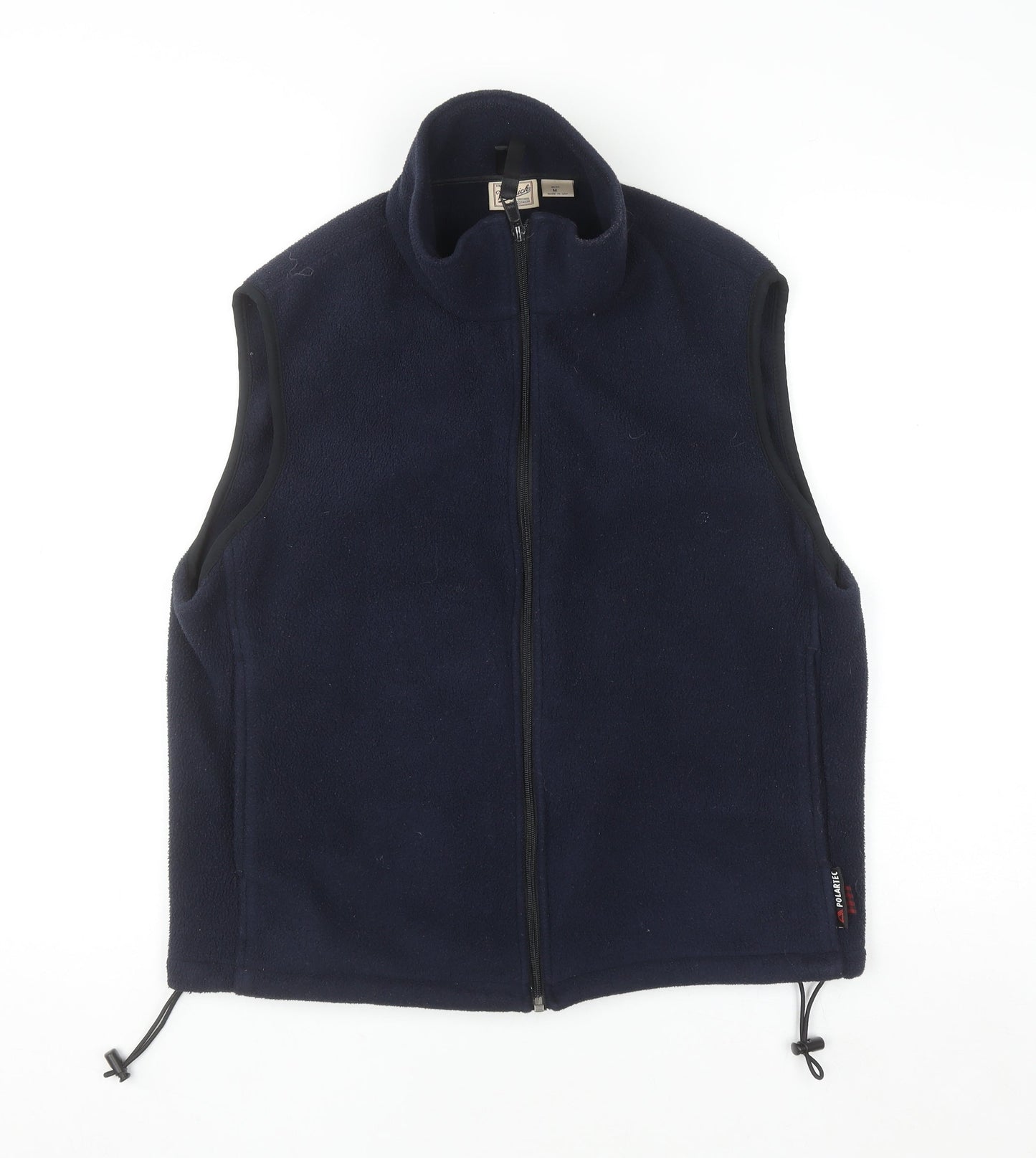 Woolrich Men's Navy Blue Fleece Waistcoat Gilet Size M Outdoorwear