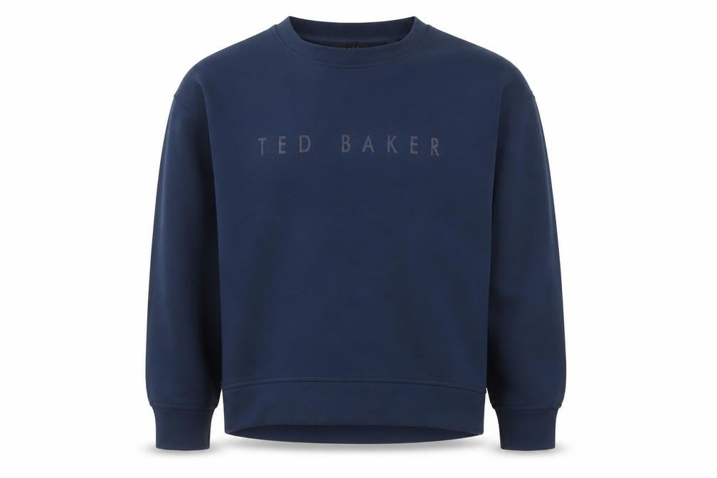 Ted Baker Men's Blue Crew Neck Pullover Sweatshirt M