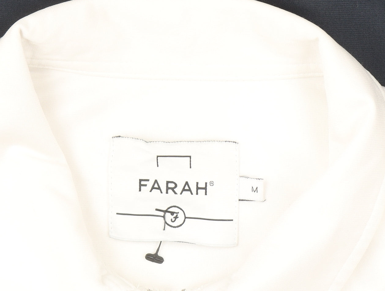 Farah Men's Multicoloured Full Zip Collared Sweatshirt M