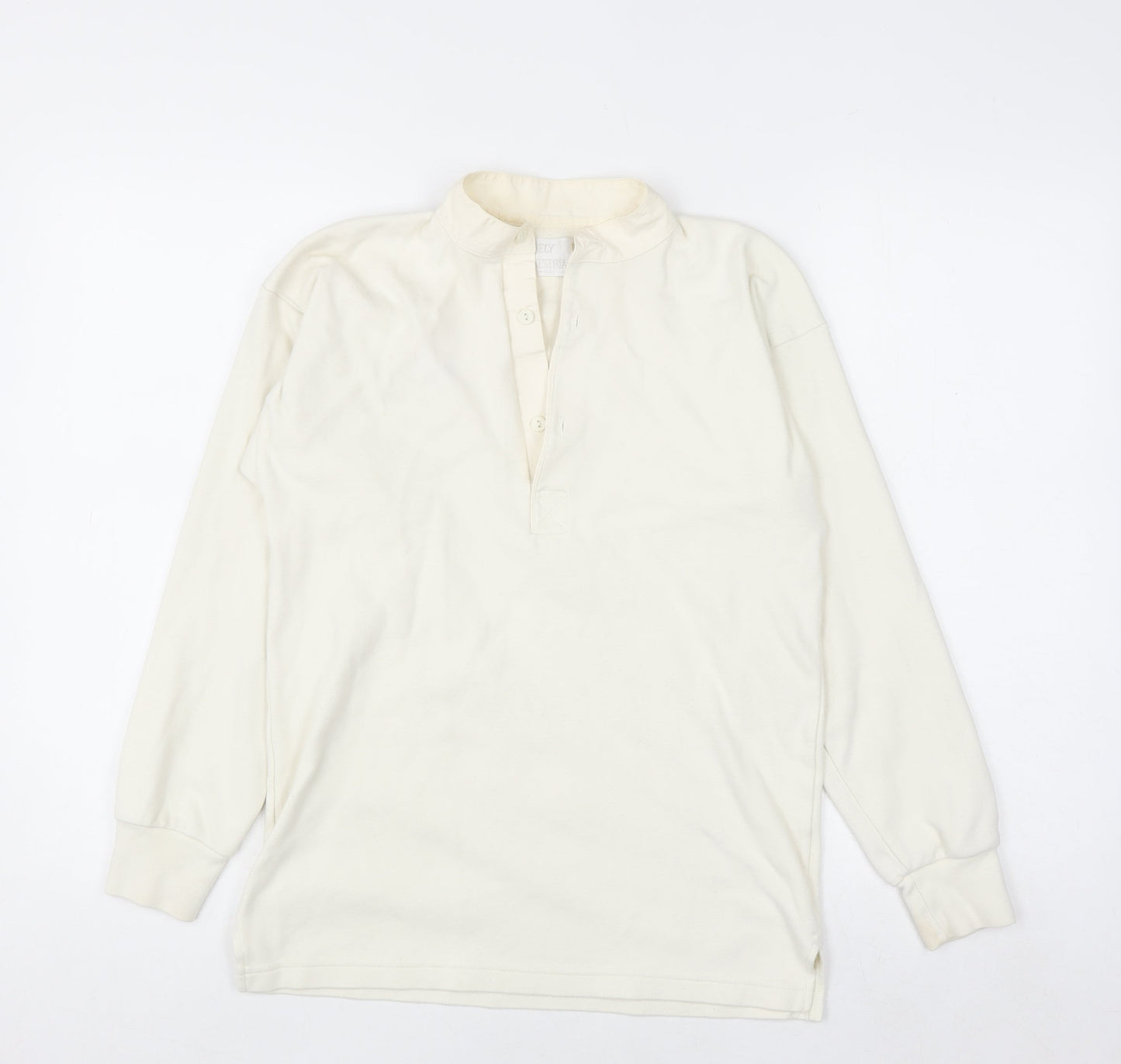 Purely Equestrian Women's Ivory Henley Pullover Sweatshirt S