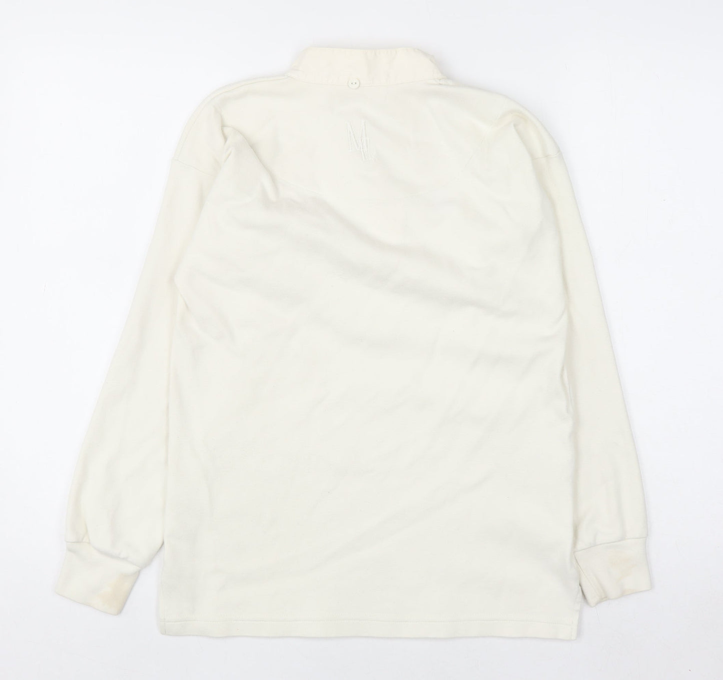 Purely Equestrian Women's Ivory Henley Pullover Sweatshirt S