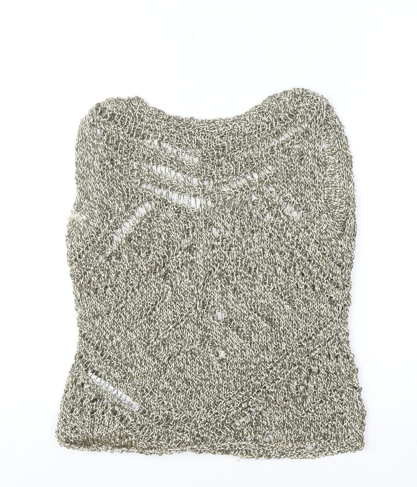 Marks and Spencer Women’s Silver Metallic Knit Camisole Tank Top S