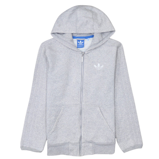 Adidas Mens Grey XS Full Zip Hoodie Sweatshirt
