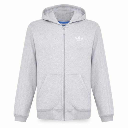 Adidas Mens Grey XS Full Zip Hoodie Sweatshirt