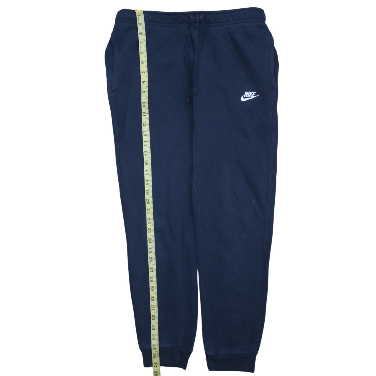 Nike Men's Blue Jogger Sweatpants Medium Regular Fit Fleece Activewear