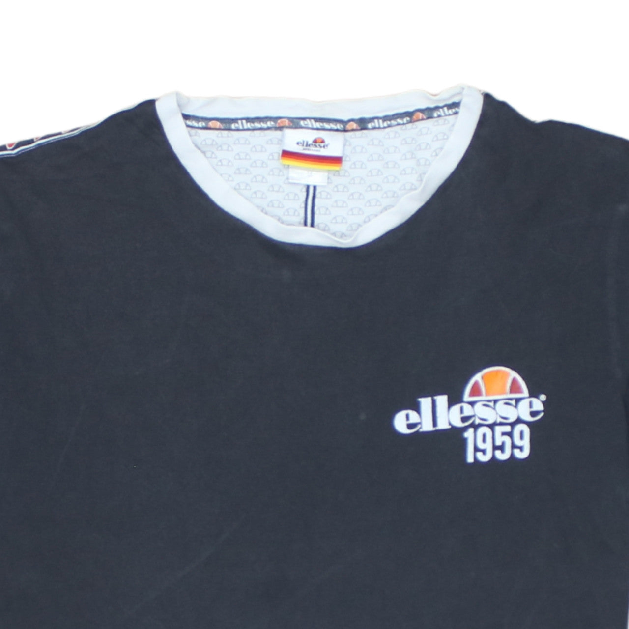 Ellesse Men’s Black 1959 Heritage T-Shirt M Retro Sports Style