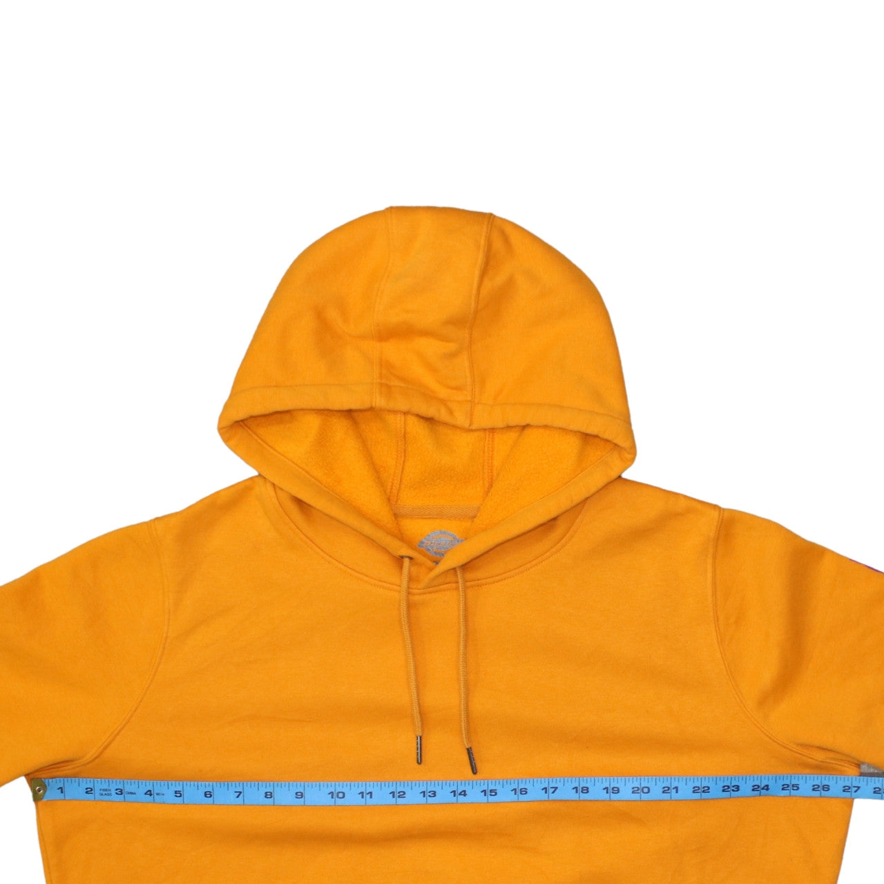Dickies Women's Orange 2XL Pullover Hoodie with Logo Print