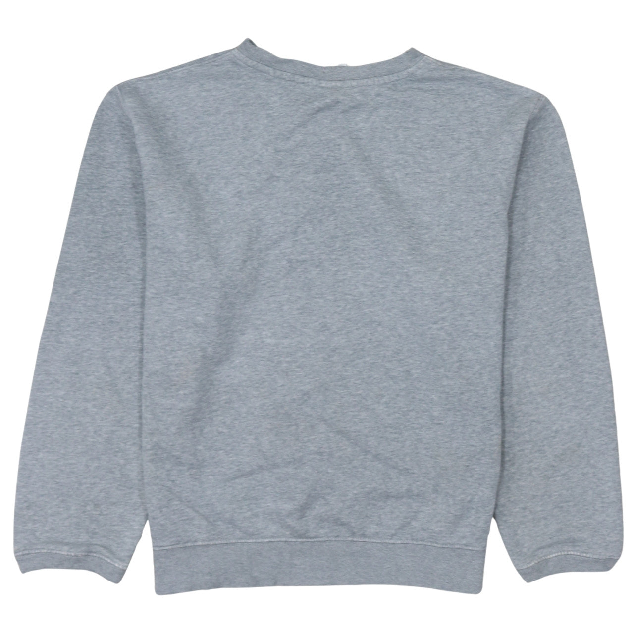 Nike Womens Grey Small Pullover Sweatshirt Classic Crew Neck