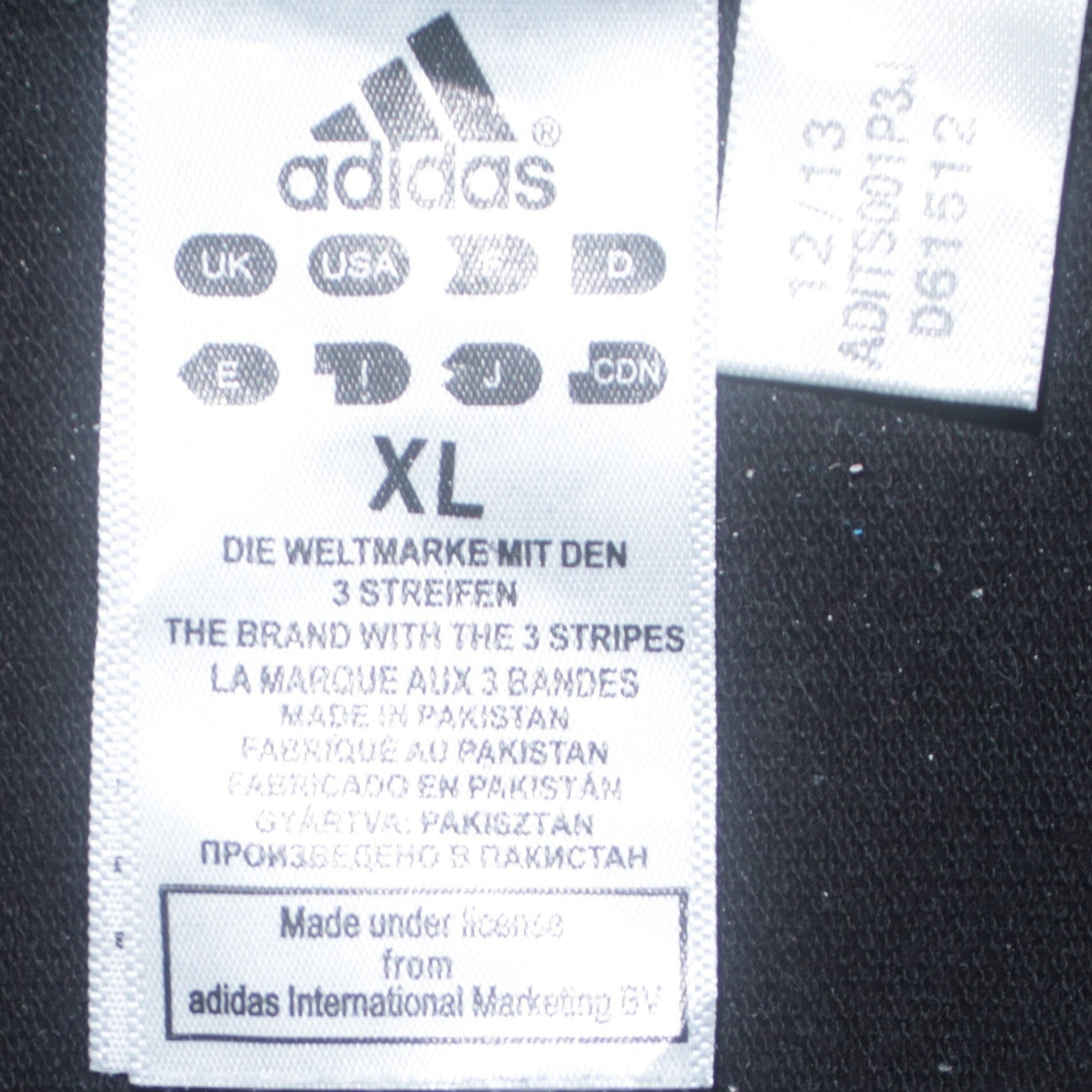 Adidas Men's Black XL Polo Shirt Judo Logo 3-Stripes Sports Top