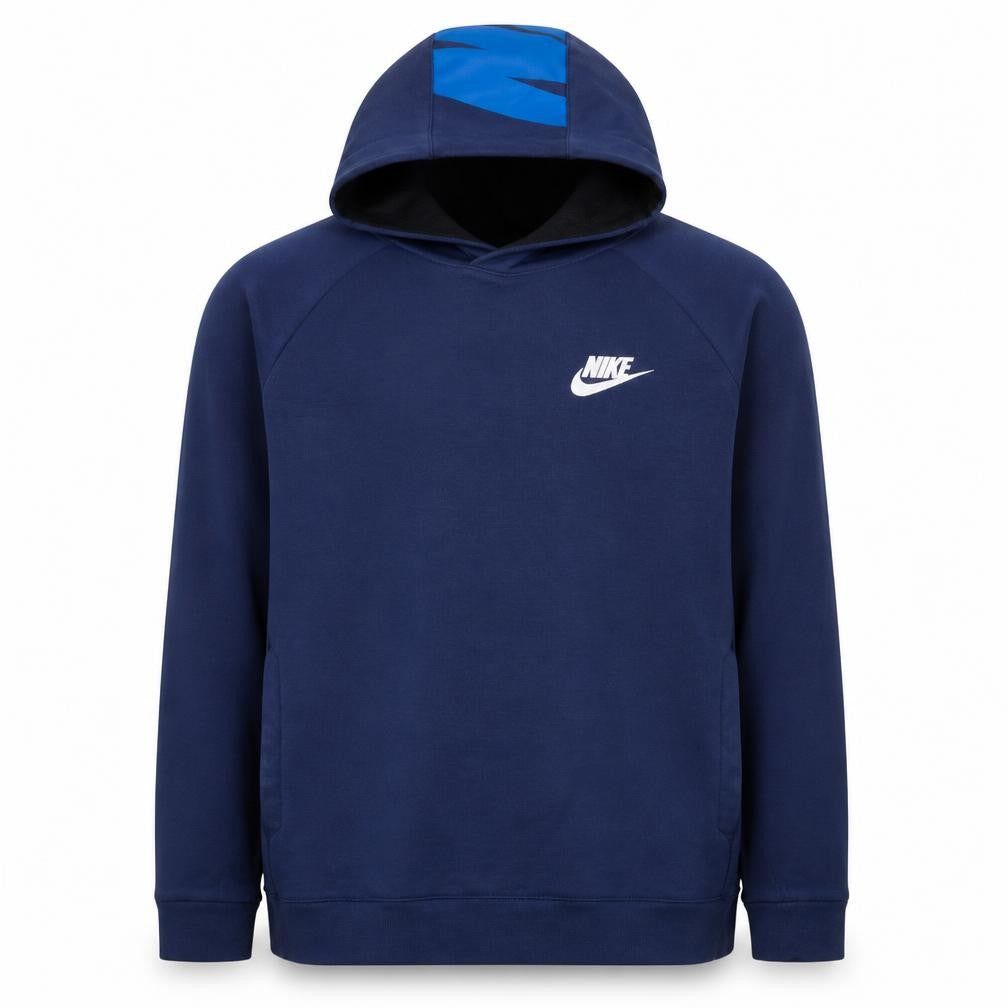 Nike Men's Blue Pullover Hoodie M Regular Fit Sportswear