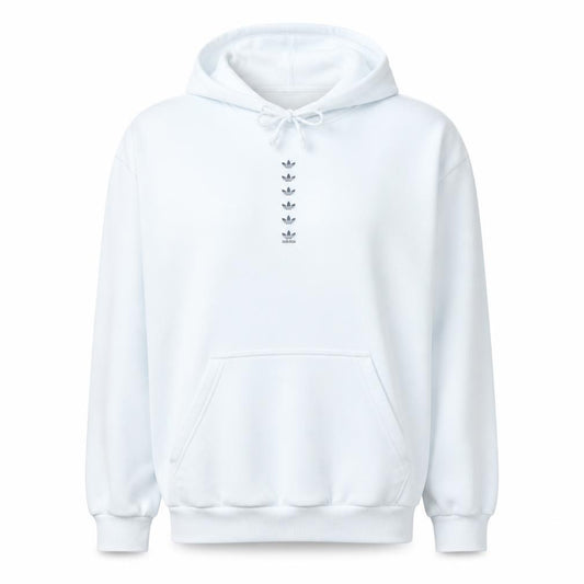 Adidas Women White Hoodie Size 10 Pullover Hooded Sweatshirt