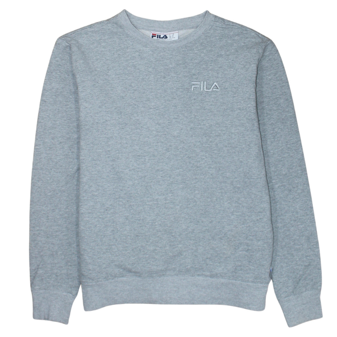 FILA Men's Grey Crew Neck Pullover Sweatshirt Size M