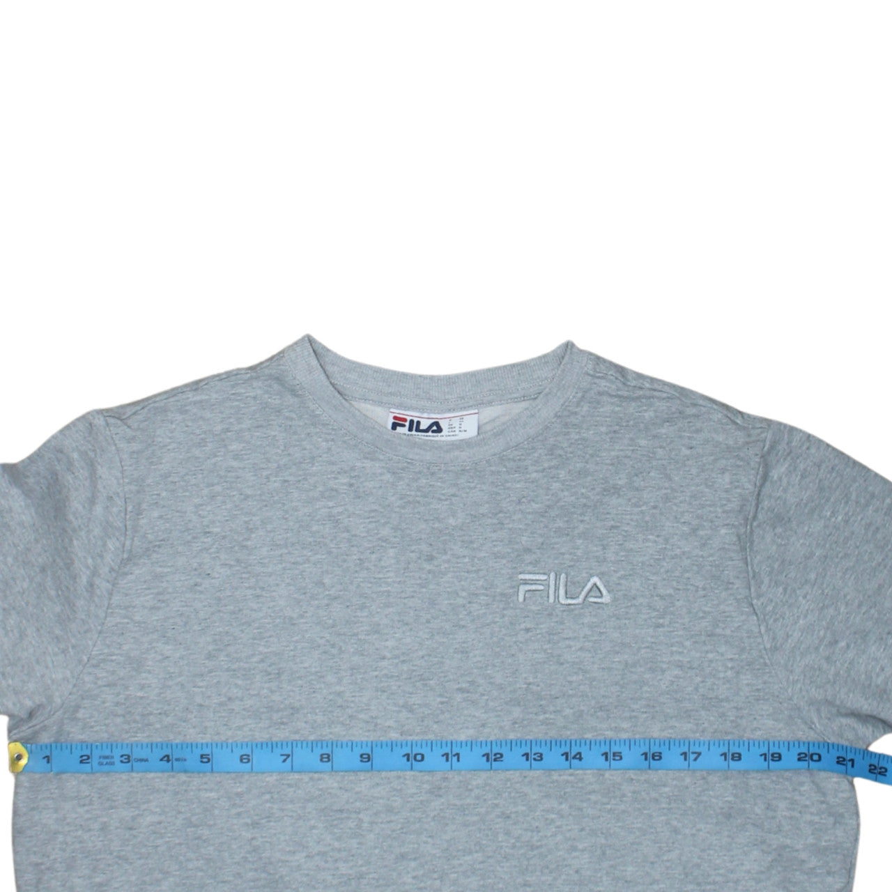 FILA Men's Grey Crew Neck Pullover Sweatshirt Size M