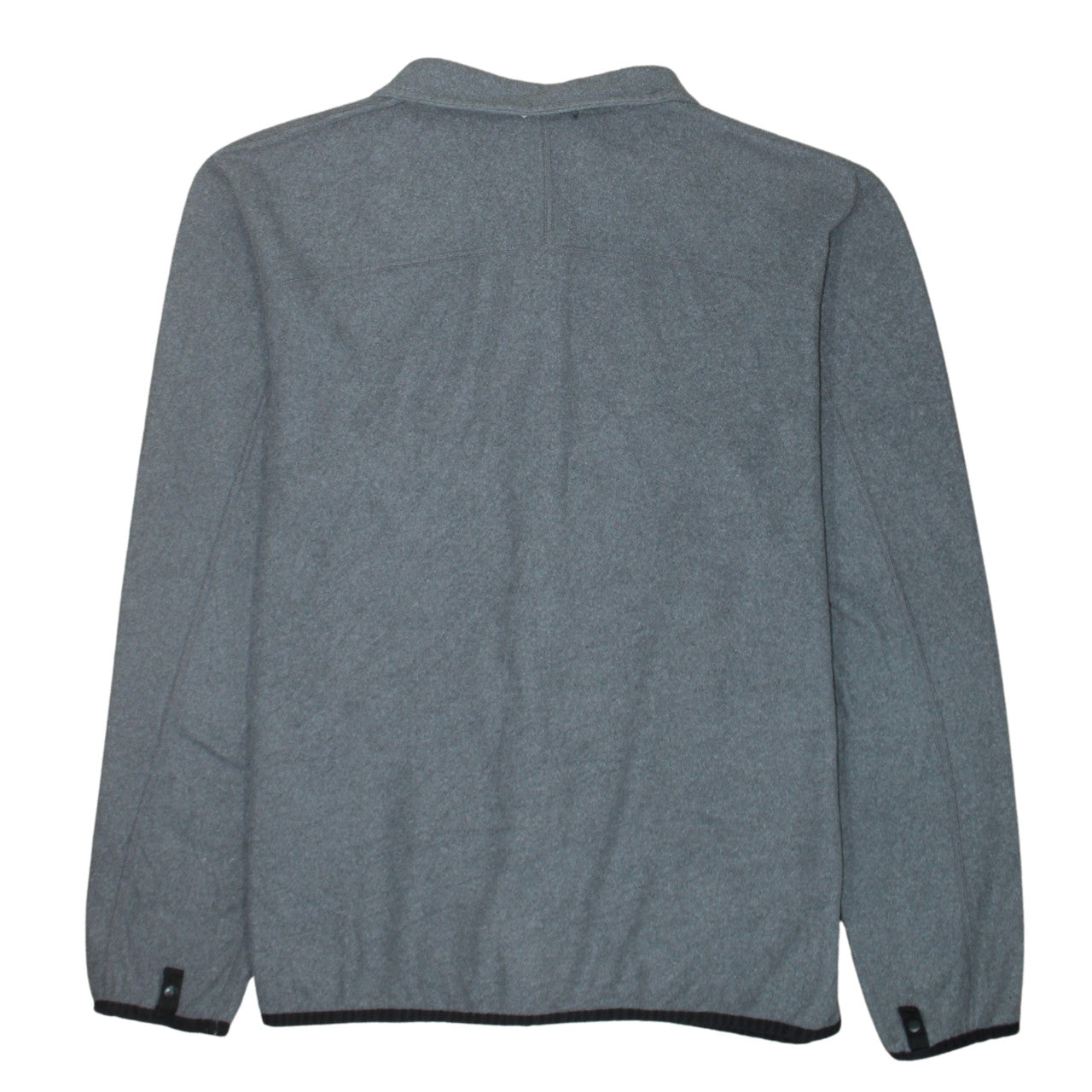 The North Face Men's Grey Fleece Full Zip Jacket Size M