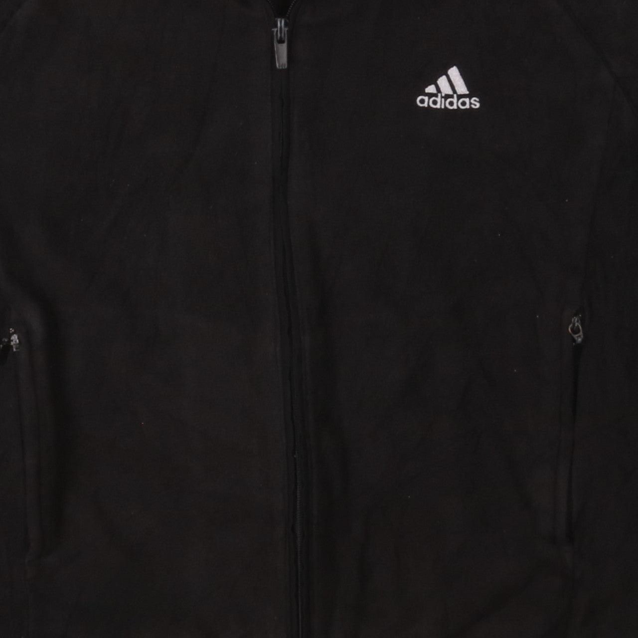 Adidas Women's Black Fleece Full Zip Basic Jacket Size M