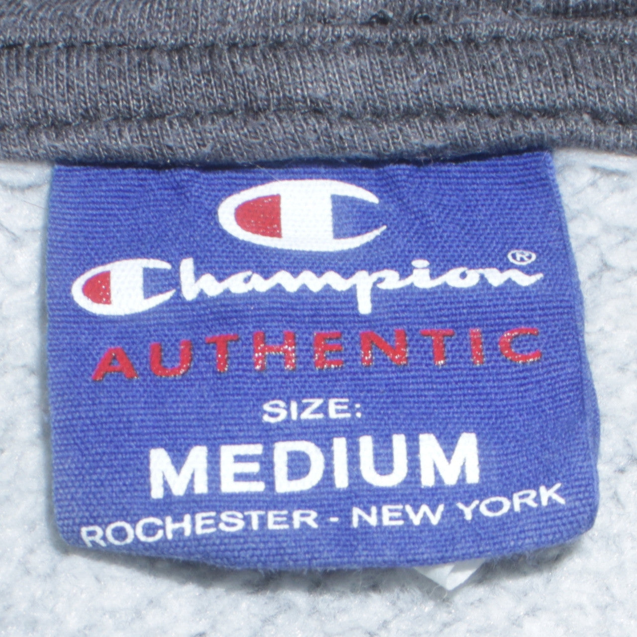 Champion Men's Grey Medium Pullover Hoodie Jumper Graphic Logo