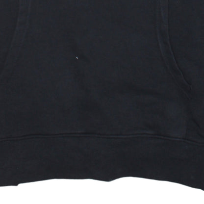 Champion Women's Black Large Pullover Hoodie with Logo Print