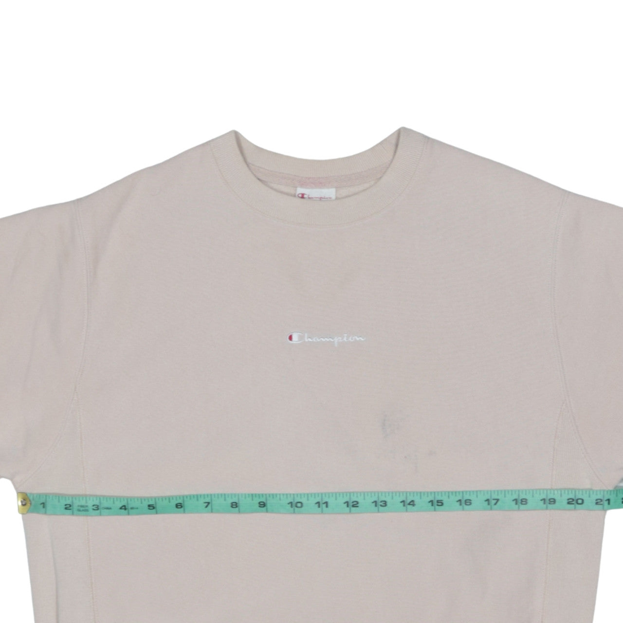 Champion Women's Beige Small Reverse Weave Pullover Sweatshirt