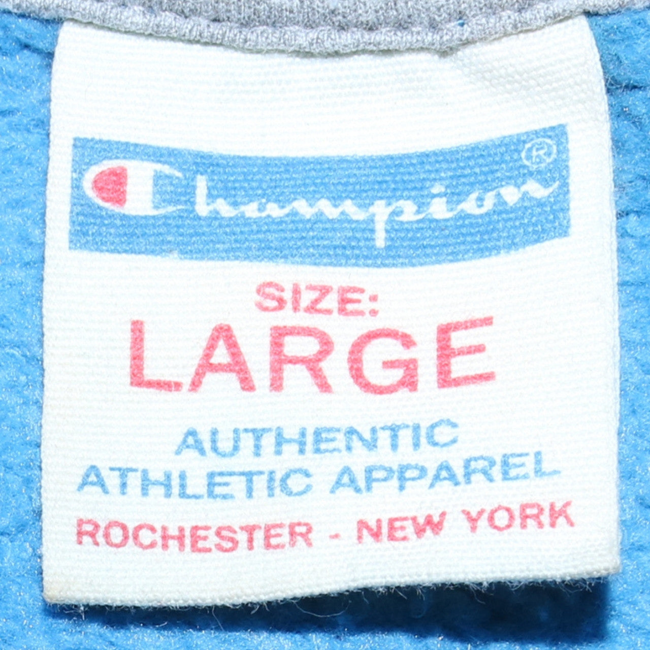 Champion Men's Blue Large Pullover Crew Neck Sweatshirt