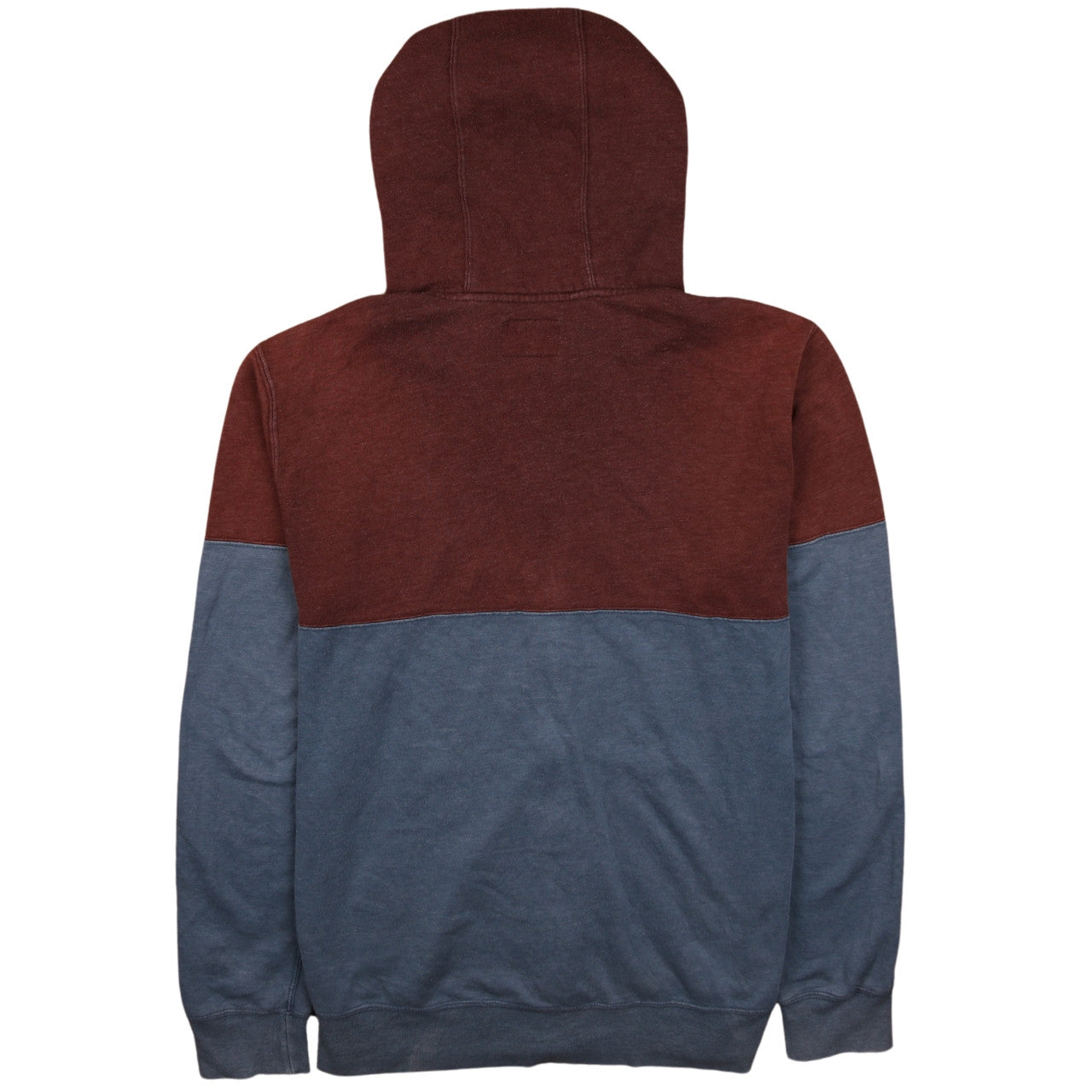 Quiksilver Men's Brown Full Zip Hoodie Size S Fleece Casual