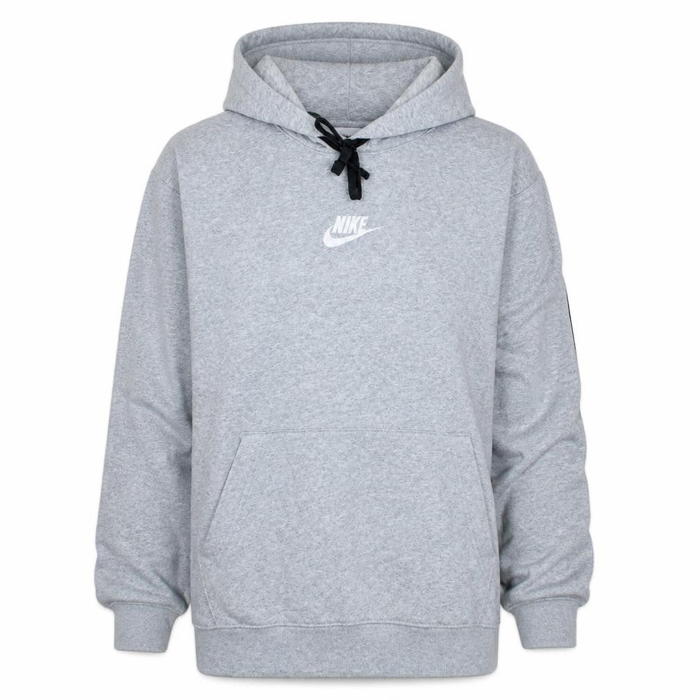 Nike Womens Grey Hooded Pullover Hoodie Size L 80% Cotton