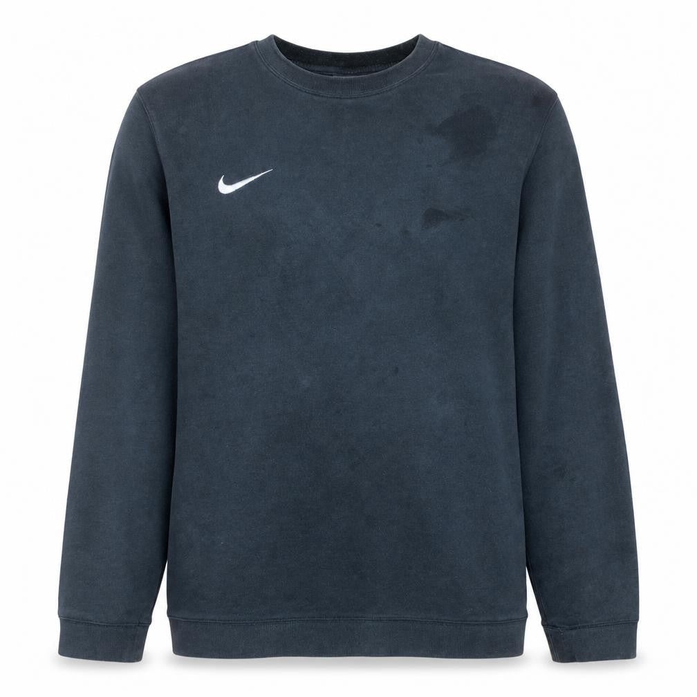 Nike Men's Black Medium Pullover Sweatshirt Crew Neck Fleece
