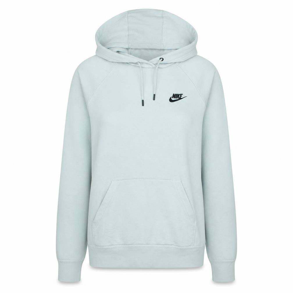 Nike Women’s Light Grey Pullover Hoodie Small Cotton Blend