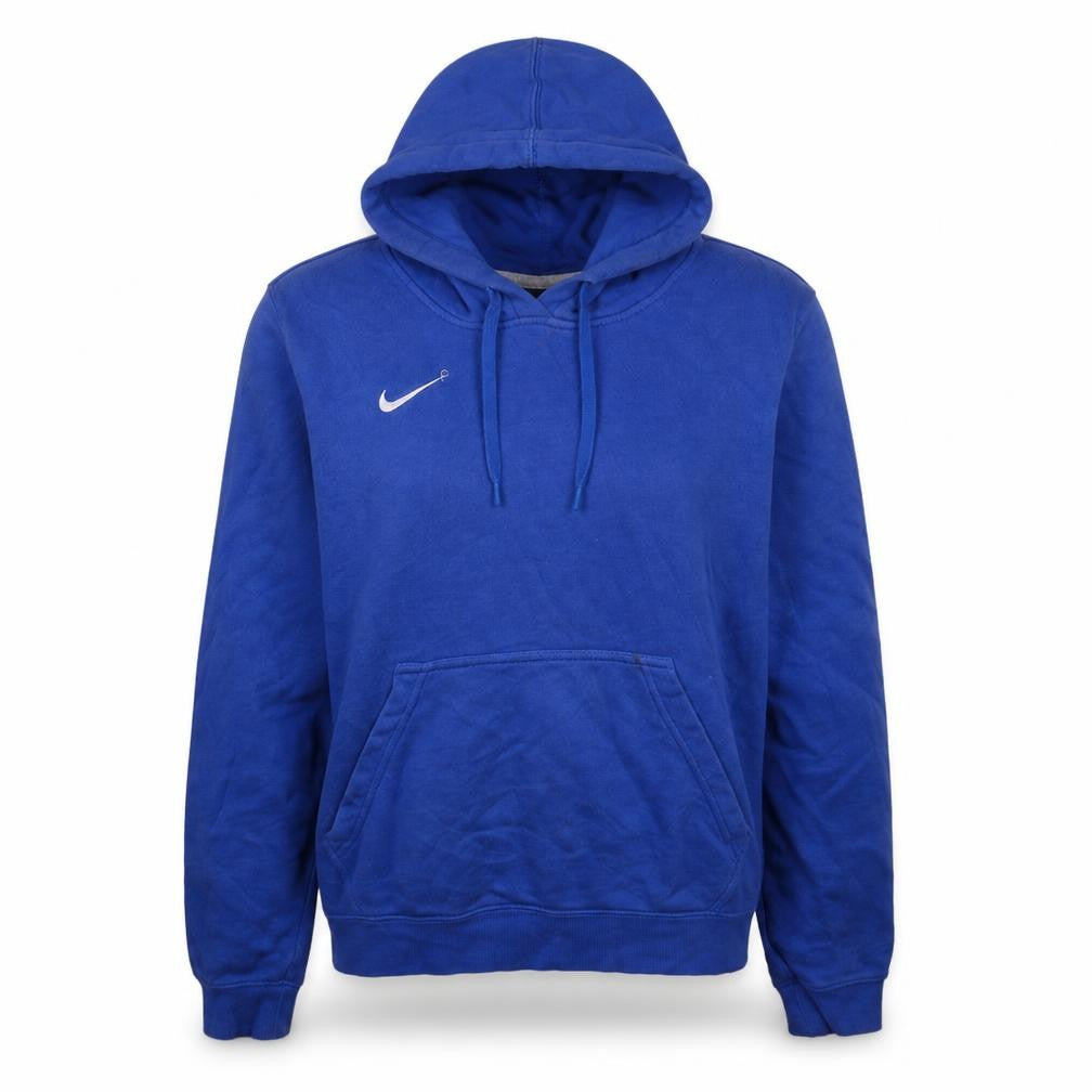 Nike Women's Blue Pullover Hoodie Medium - Classic Sportswear