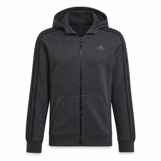 adidas Men’s Black Essentials Full Zip Hoodie Size S Regular Fit
