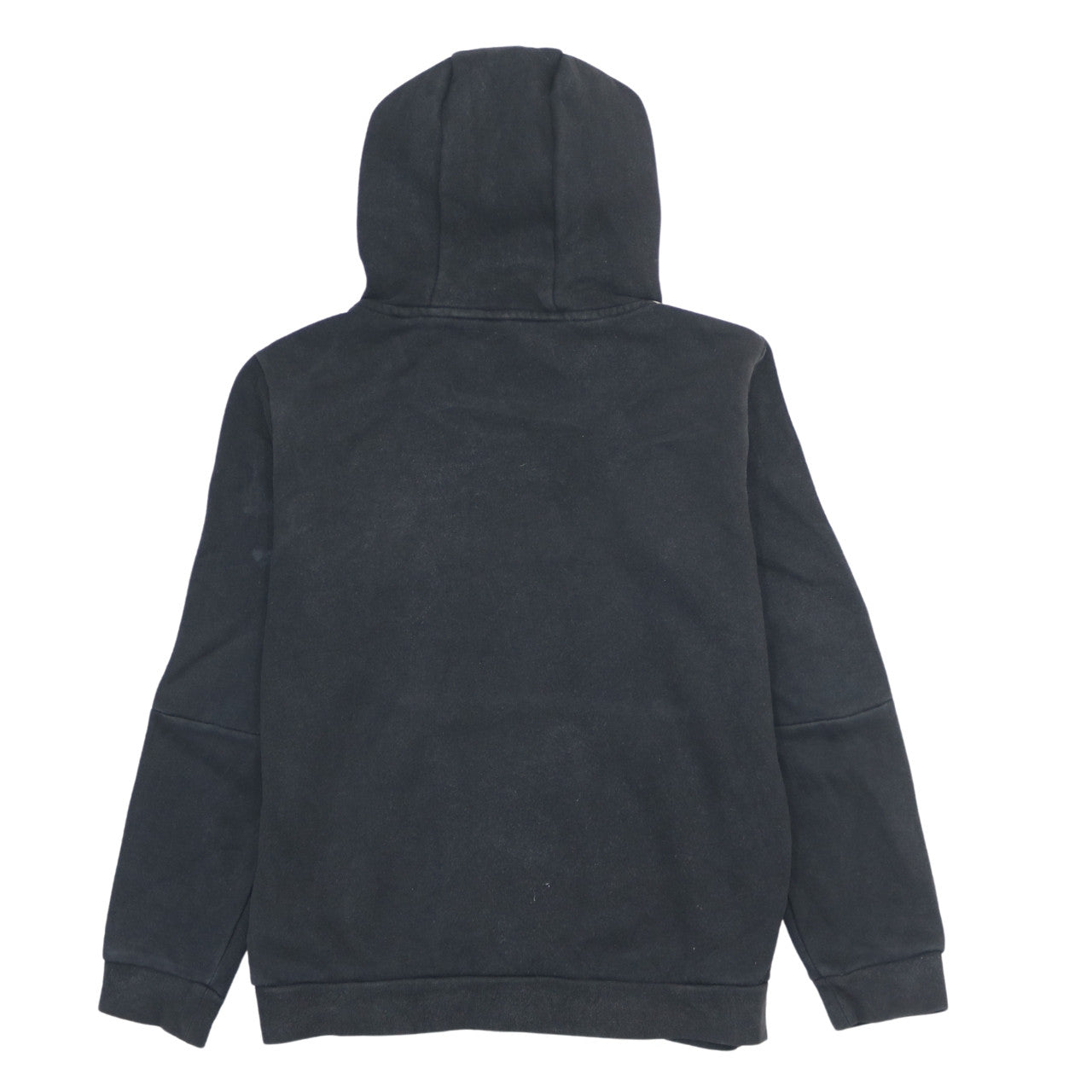 Adidas Boys Black 11-12 Years Pullover Hoodie with Stripe Detail