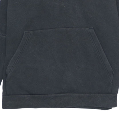 Additional view of Adidas boys’ black 11-12 years pullover hoodie with stripe detail
