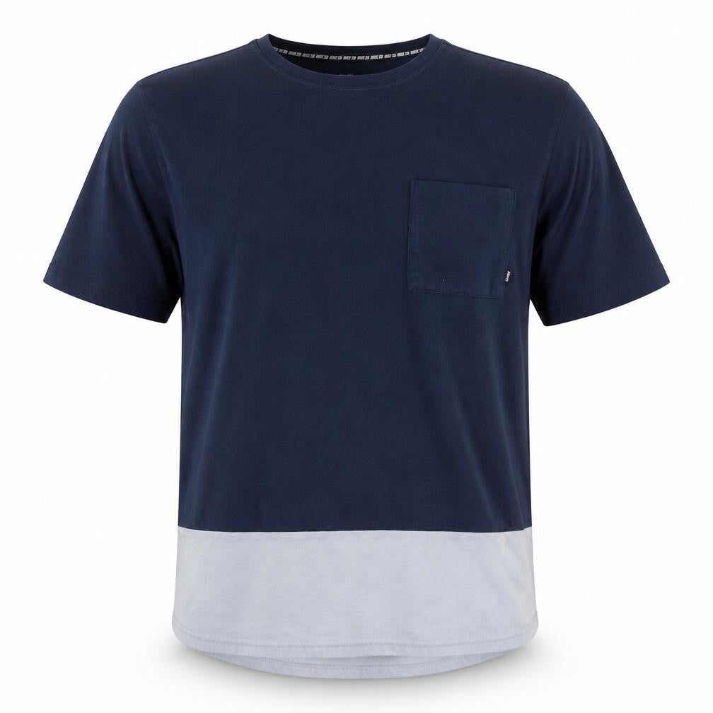 Nike SB Dri-Fit Men's Blue Colourblock Cotton T-Shirt Size L
