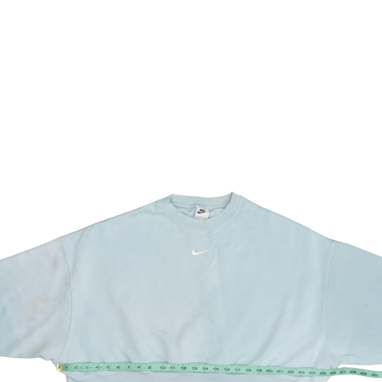 Nike Women Light Blue Crew Neck Pullover Sweatshirt Size S