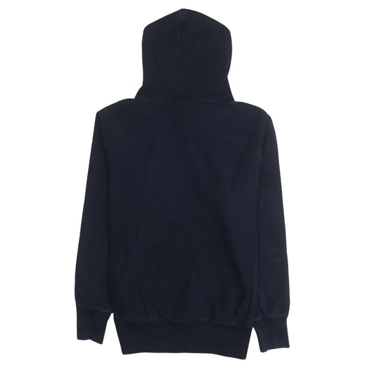 Champion Men's Blue Pullover Hoodie Large Embroidered Logo