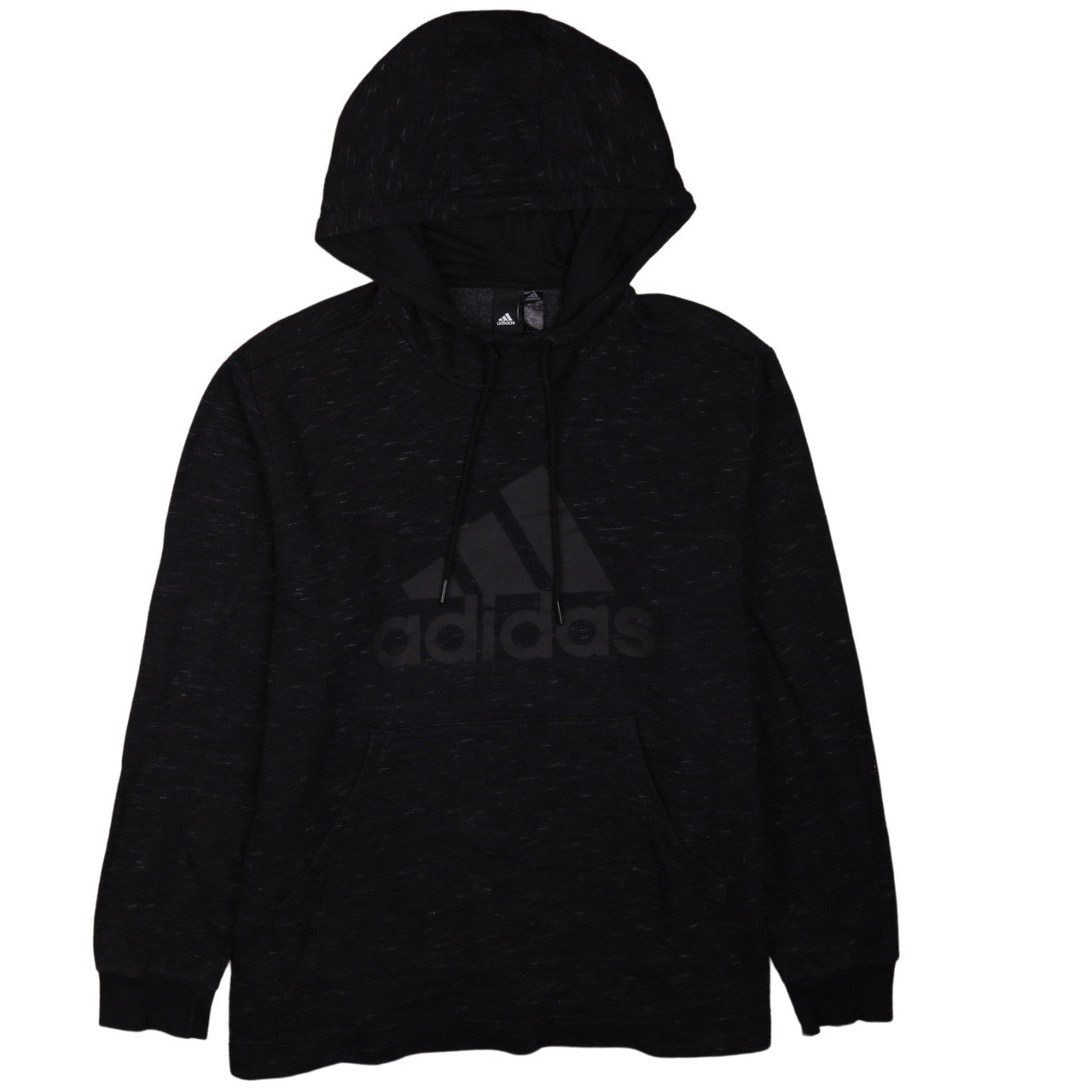 Adidas Womens Black XL Pullover Hoodie with Logo and Drawstring