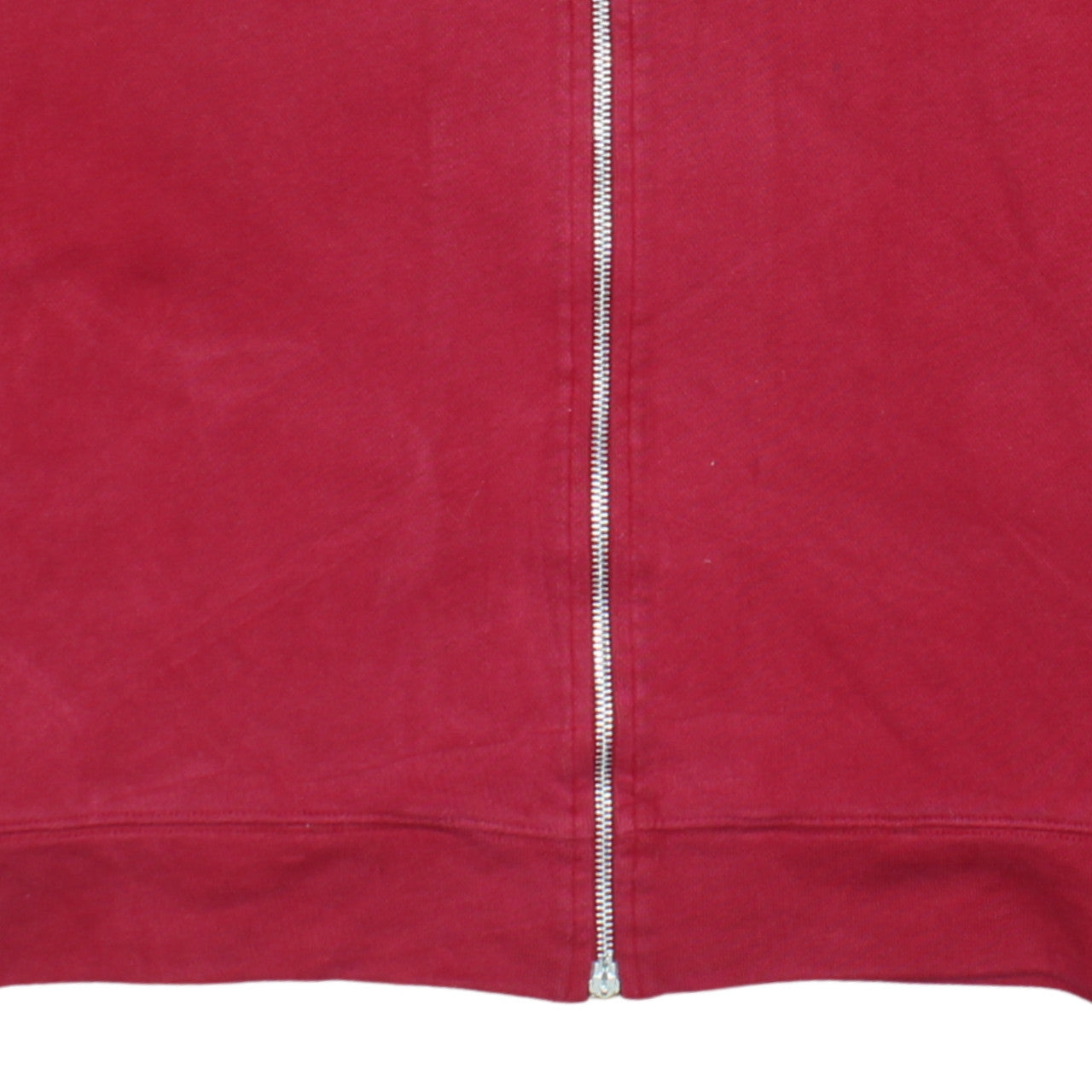 Tommy Hilfiger Men's Red Full Zip Collared Sweatshirt XL
