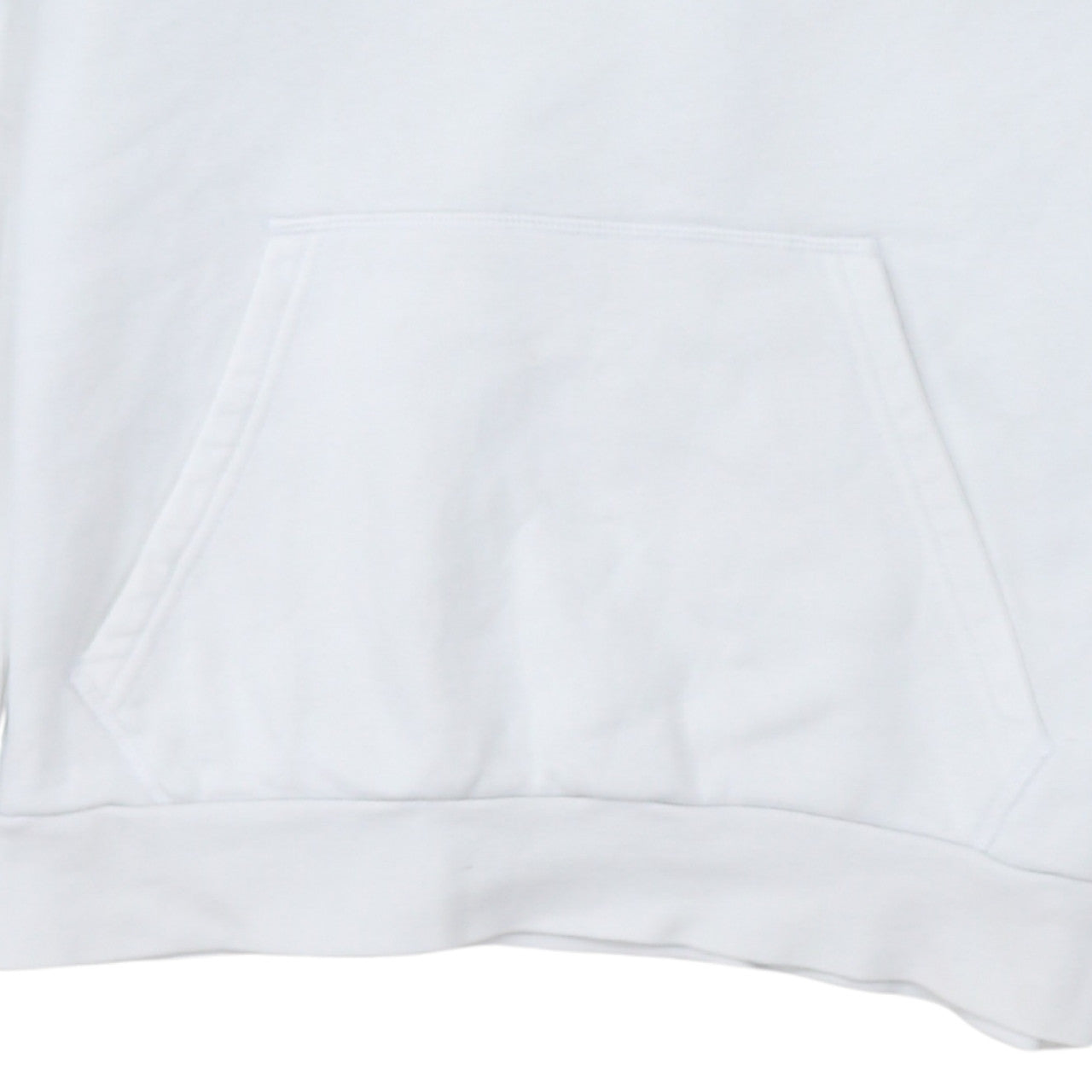 Adidas Men’s White Pullover Hoodie Small Logo Fleece Sweatshirt