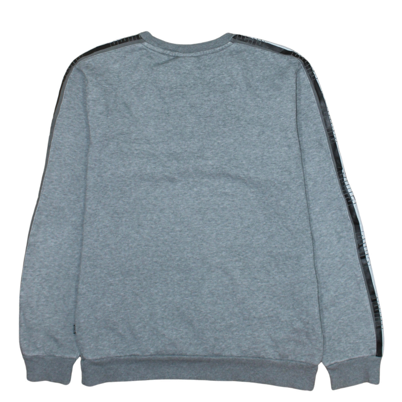 Puma Men's Grey Small Logo Sweatshirt Crew Neck Long Sleeve