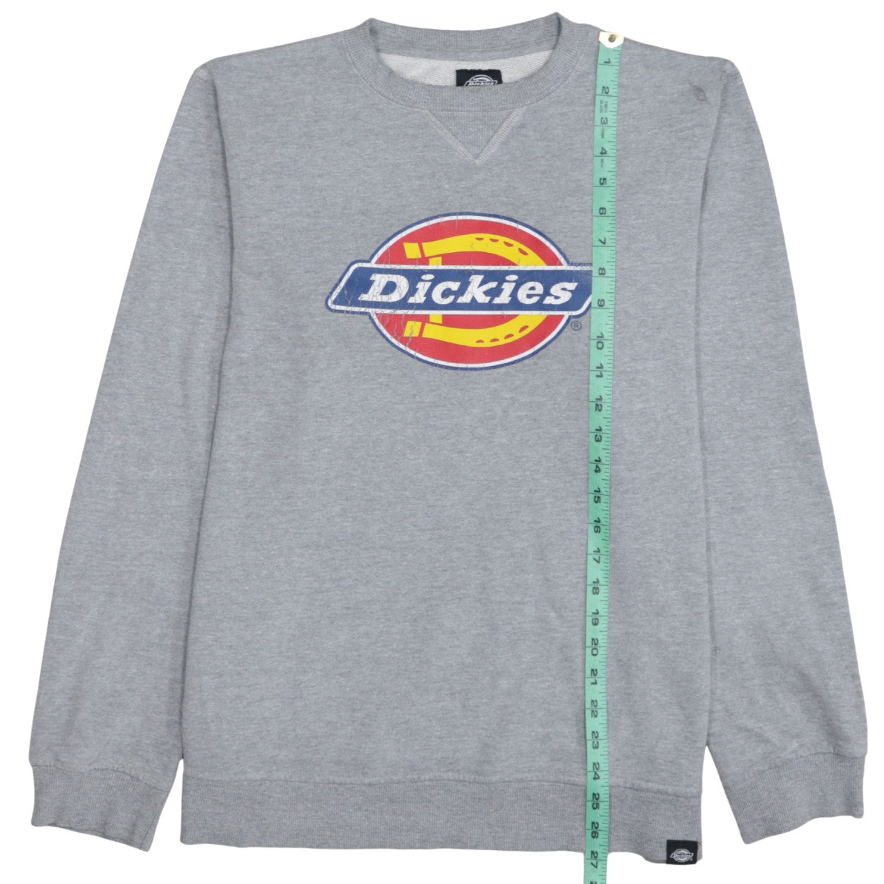 Dickies Men's Grey Logo Pullover Sweatshirt Size L