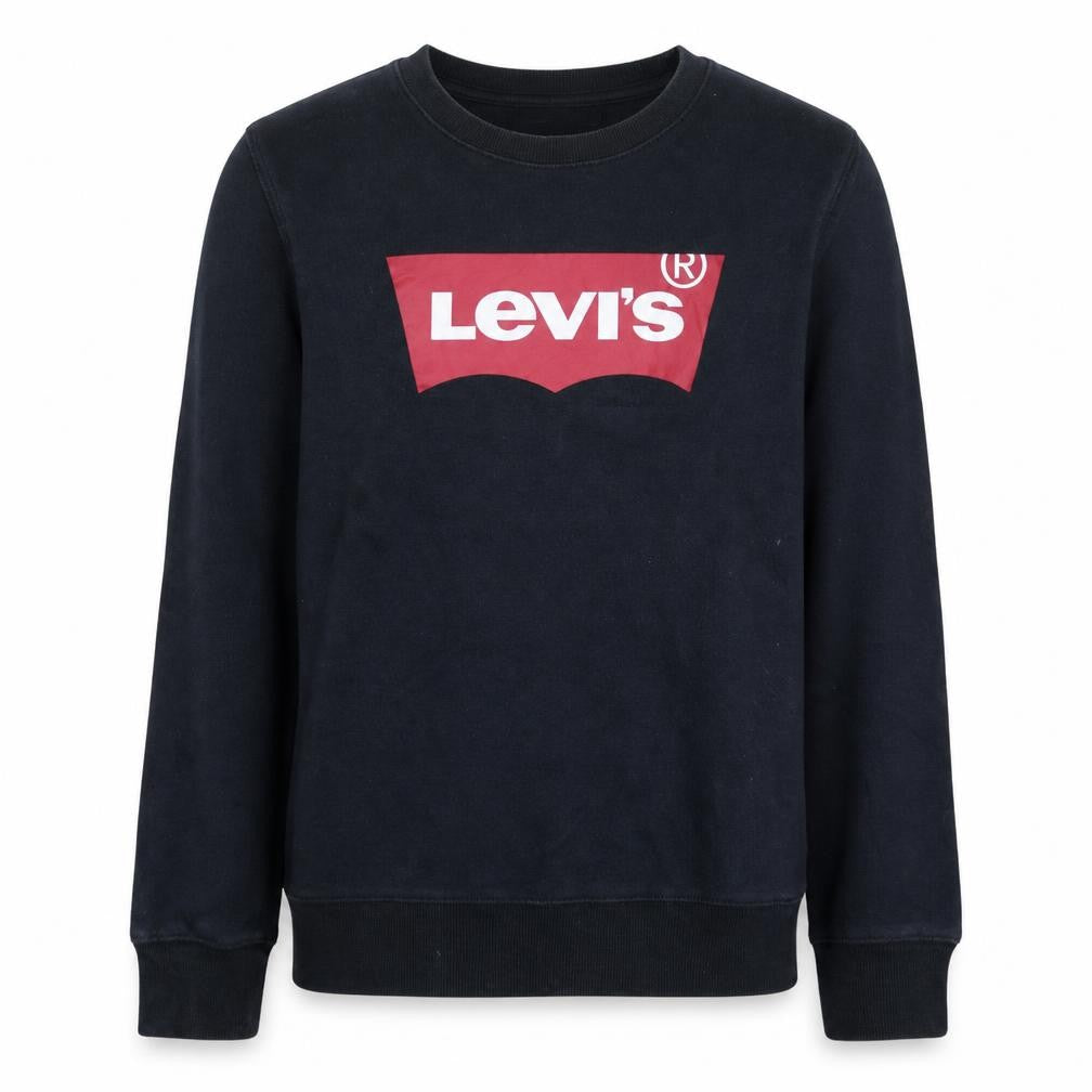 Levi's Boys Black Crew Neck Logo Sweatshirt 16 Years
