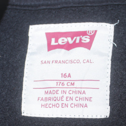 Levi's Boys Black Crew Neck Logo Sweatshirt 16 Years
